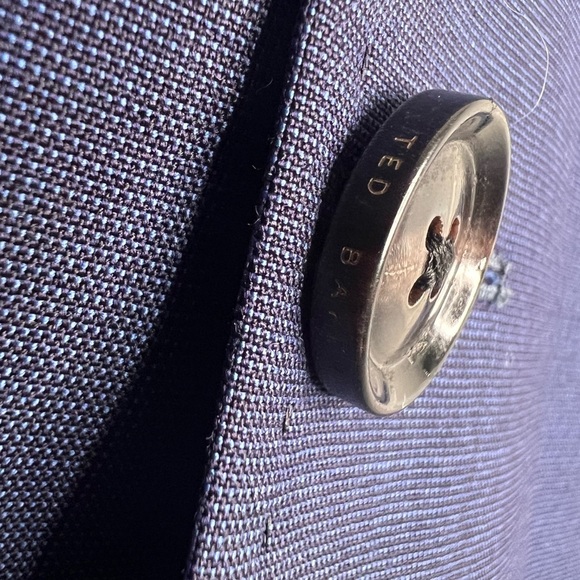 Ted Baker London Endurance Men’s Jay CT Blue Modern 100% Wool blazer Size 40 L - Picture 4 of 8